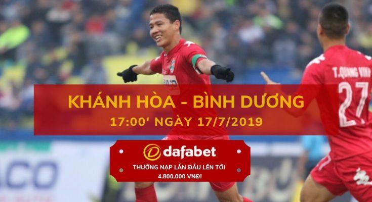 V-League 2019 Vòng 16 Khánh Hòa vs Bình Dương dafabet