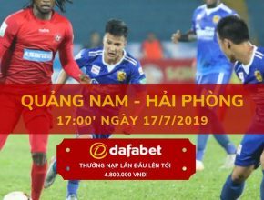 V-League 2019 Vòng 16 Quảng Nam vs Hải Phòng dafabet