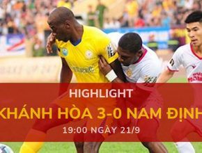 highlight v-league-2019-vong-24-dafabetvietnam (Khánh Hòa 3-0 Nam Định)