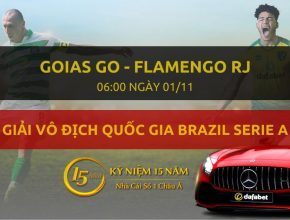 Goias GO - Flamengo RJ (06h00 ngày 01/11)
