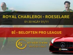 Royal Charleroi SC Reserves - KSV Roeselare Reserves (01h30 ngày 01/11)