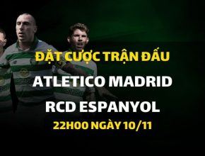 Atletico Madrid - RCD Espanyol (22h00 ngày 10/11)