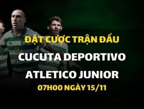 Cucuta Deportivo - Atletico Junior (07h00 ngày 15/11)
