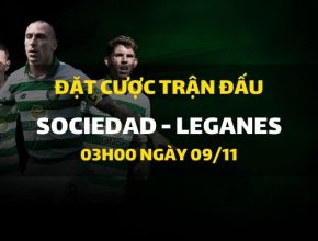 Real Sociedad - Leganes (03h00 ngày 09/11)