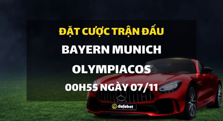 Bayern Munich - Olympiacos FC (00h55 ngày 07/11)