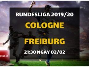 FC Cologne - Freiburg (21h30 ngày 02/02)