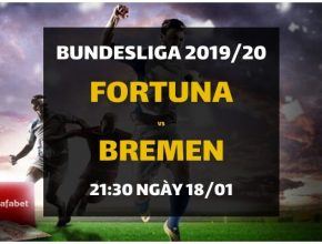 Soi kèo Fortuna Dusseldorf - Werder Bremen (21h30 ngày 18/01)