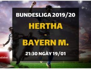 Kèo nhà cái Hertha Berlin - Bayern Munich (21h30 ngày 19/01)