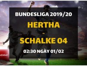 Hertha Berlin - Schalke 04 (02h30 ngày 01/02)