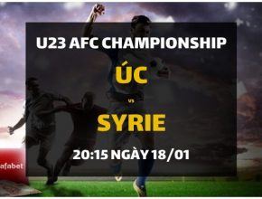 Dự đoán Úc - Syrie (18/01) - Tứ kết U23 Championship Châu Á 2020